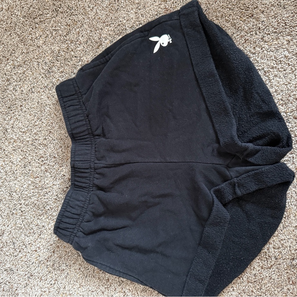 PLAYBOY by PacSun Black Shorts with Logo